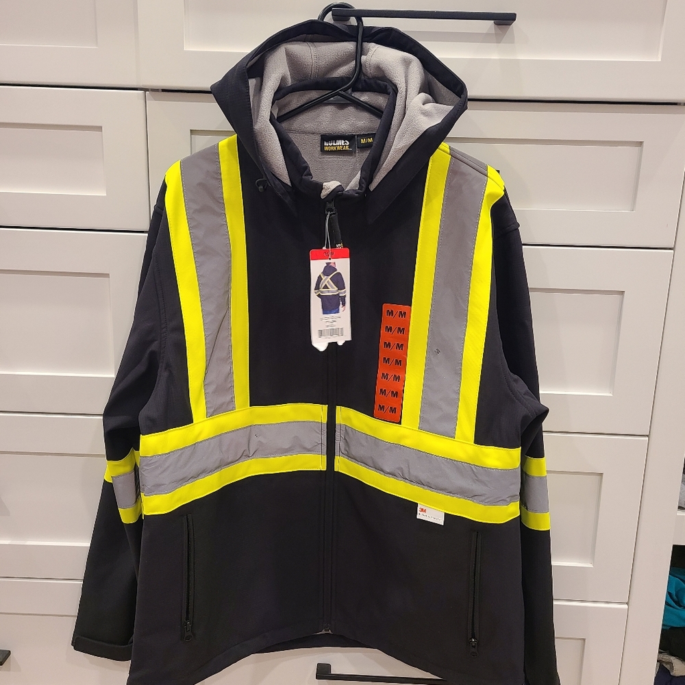 Black and Yellow Safety Jacket